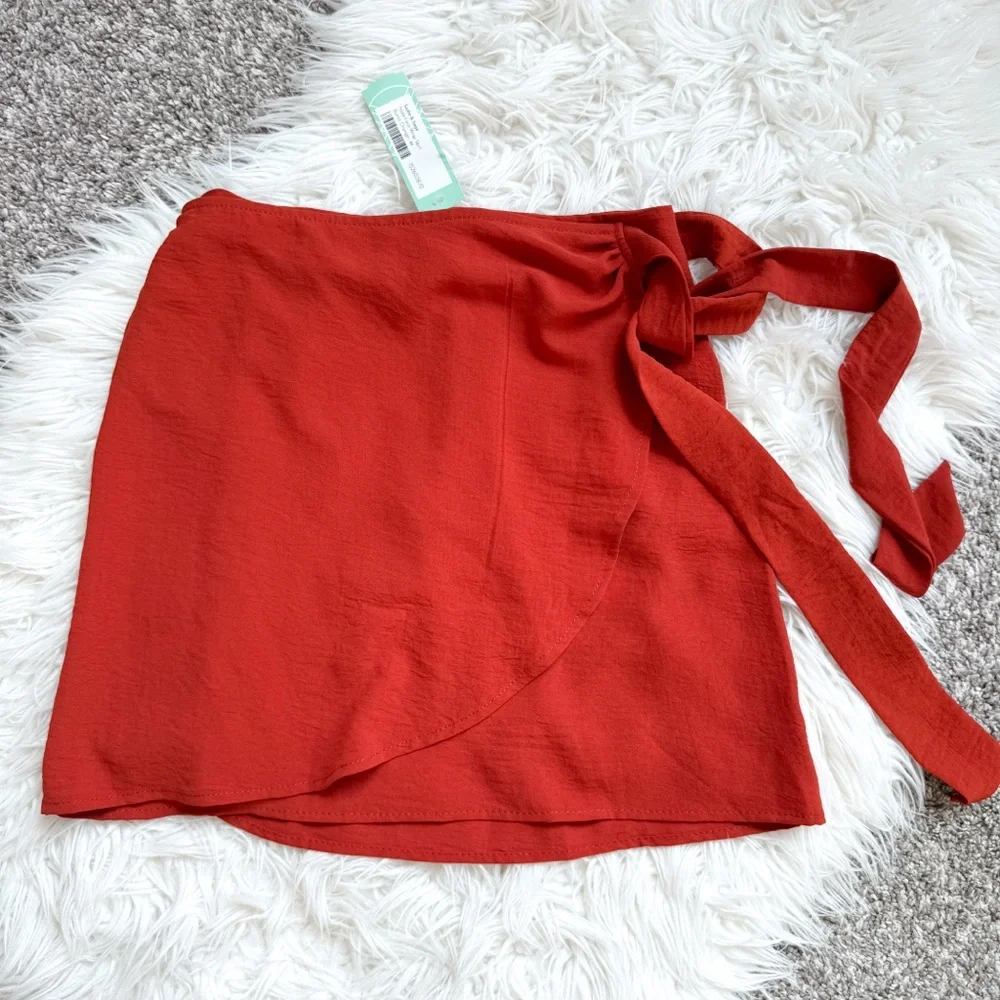 NWT Sadie & Sage | Nola Faux Wrap Skirt - Picture 1 of 4